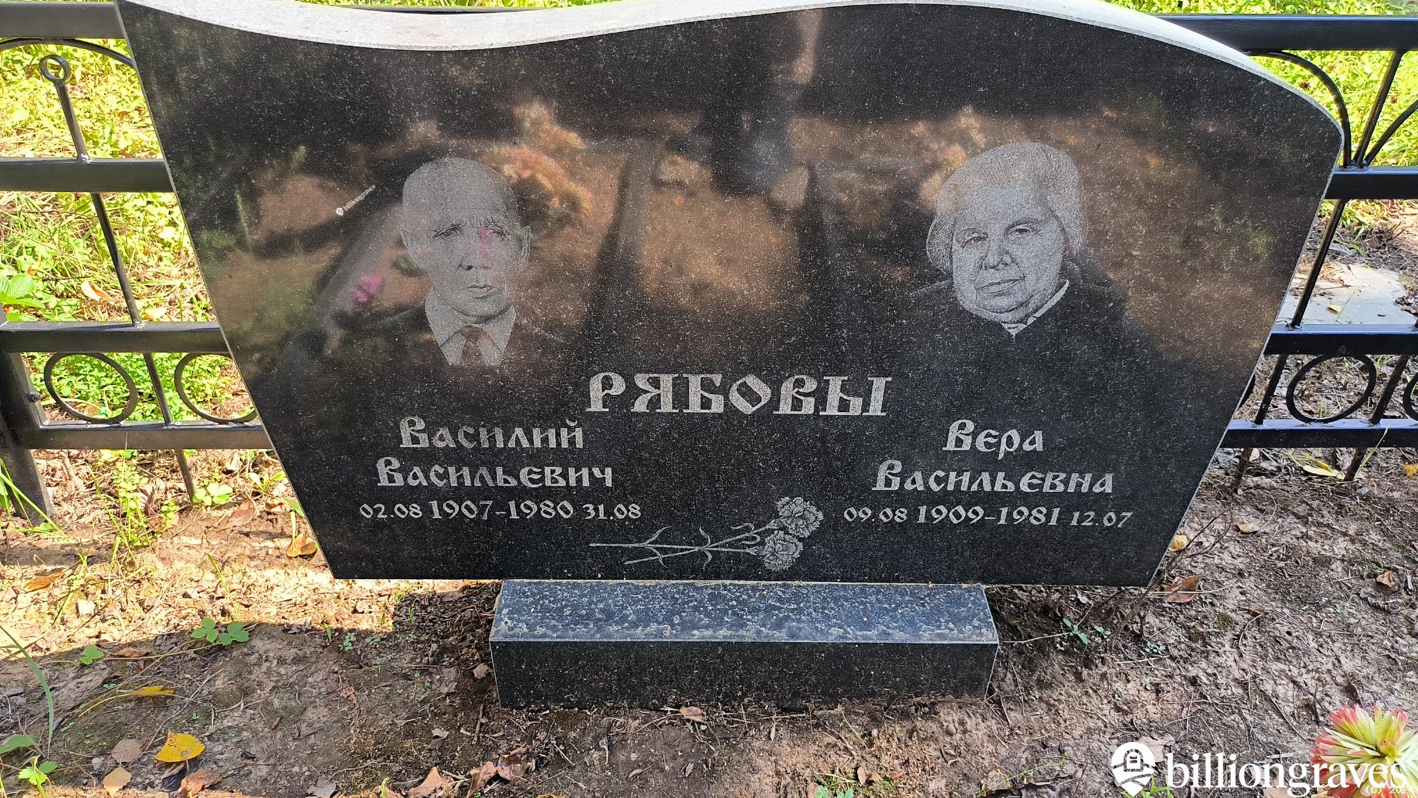 Рябова Вера Васильевна