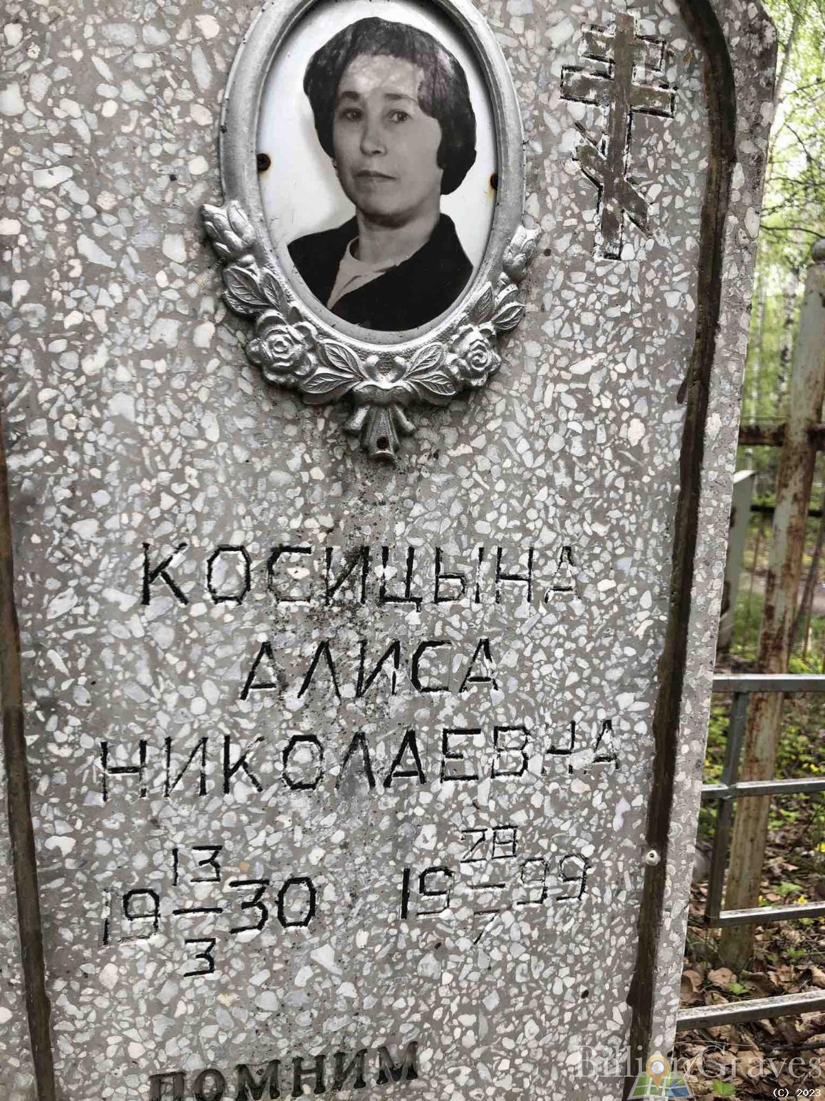 Косицына Алиса Николаевна