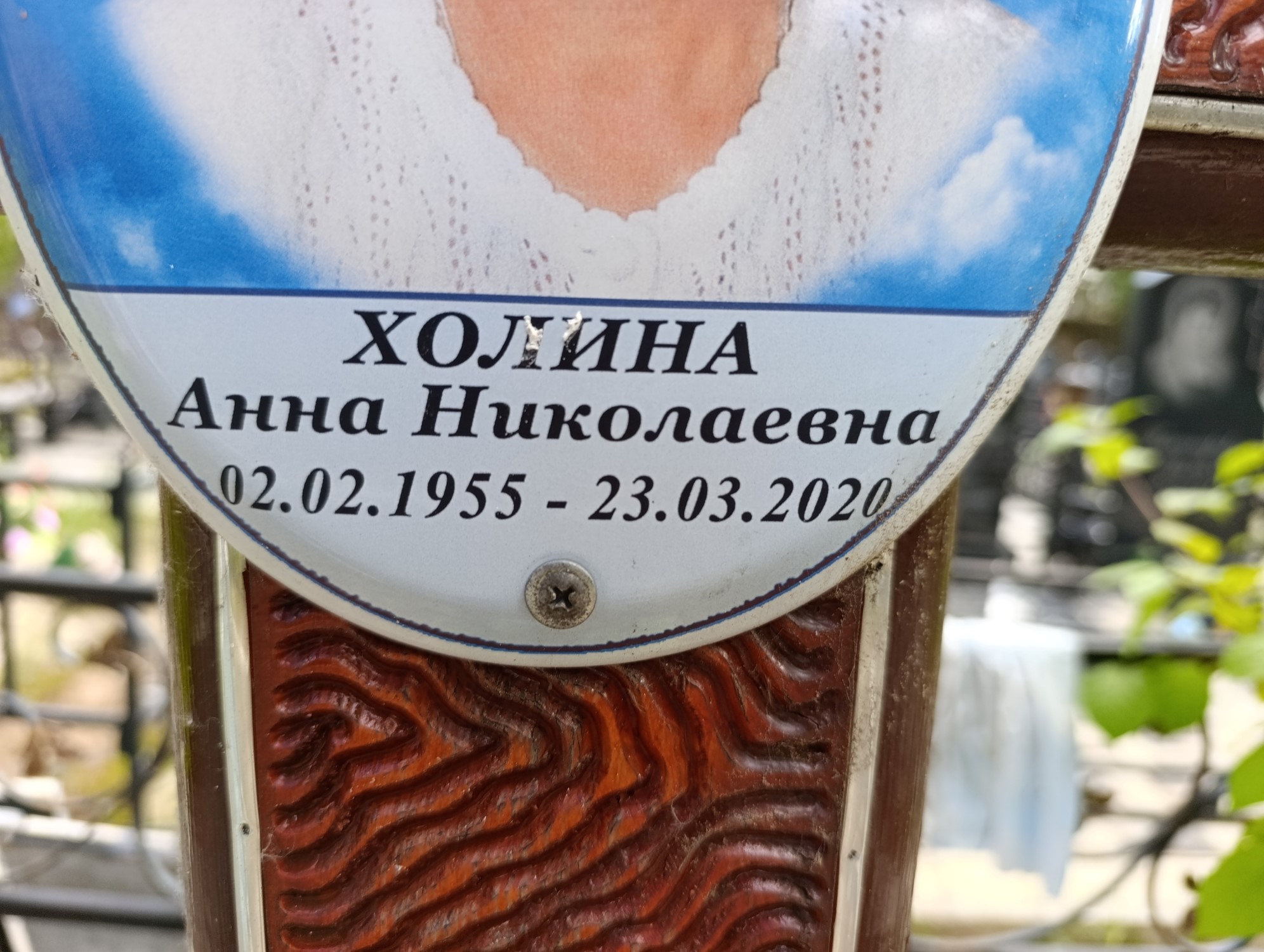 Холина Анна Николаевна