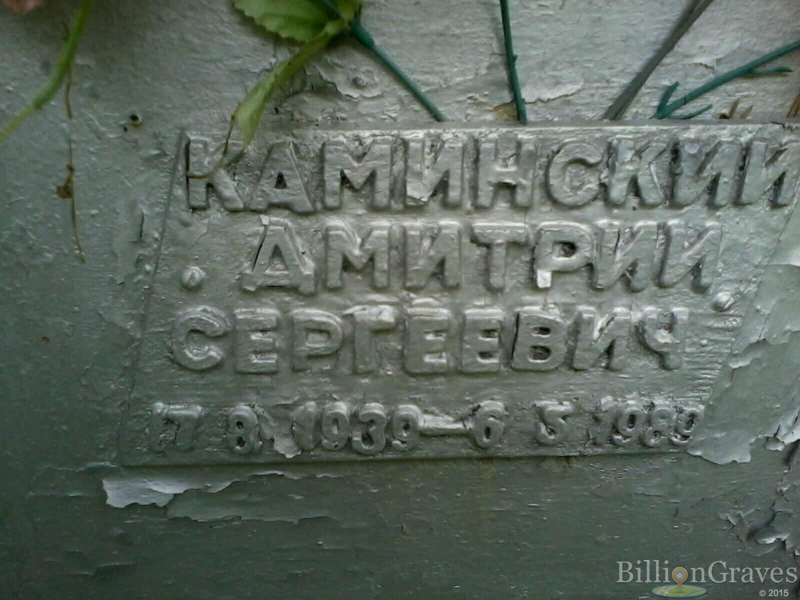 Каминский Дмитрий Сергеевич
