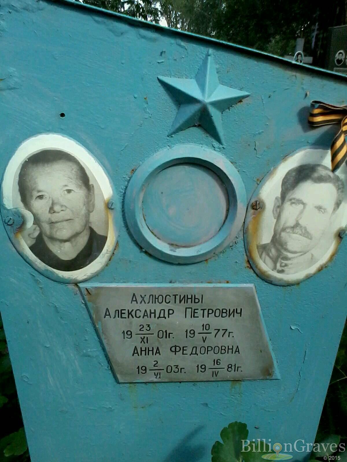 ахлюстина анна федоровна