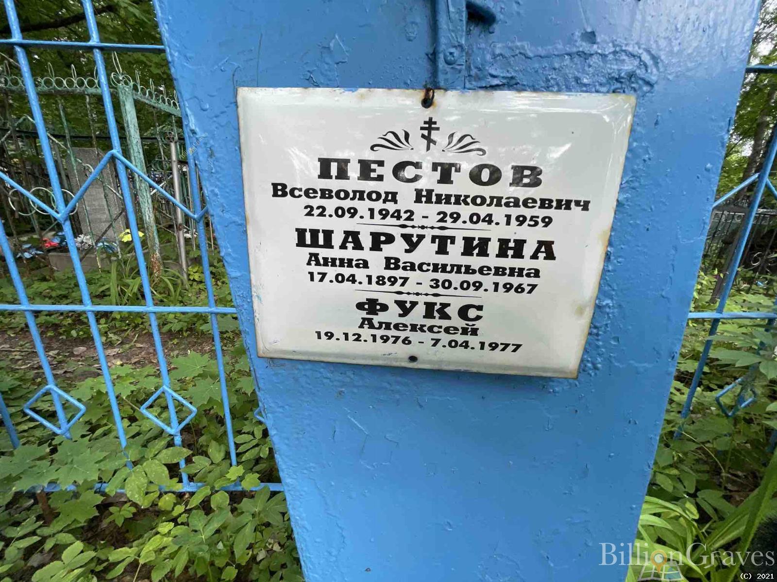 Пестов Всеволод Николаевич