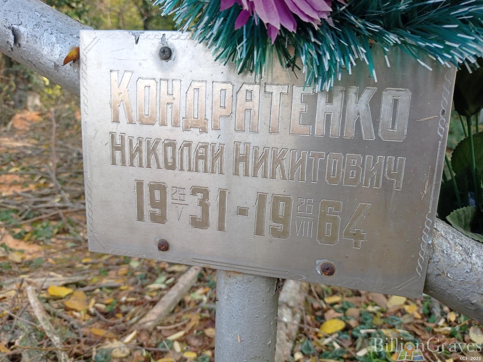 Кондратенко Николай Никитович