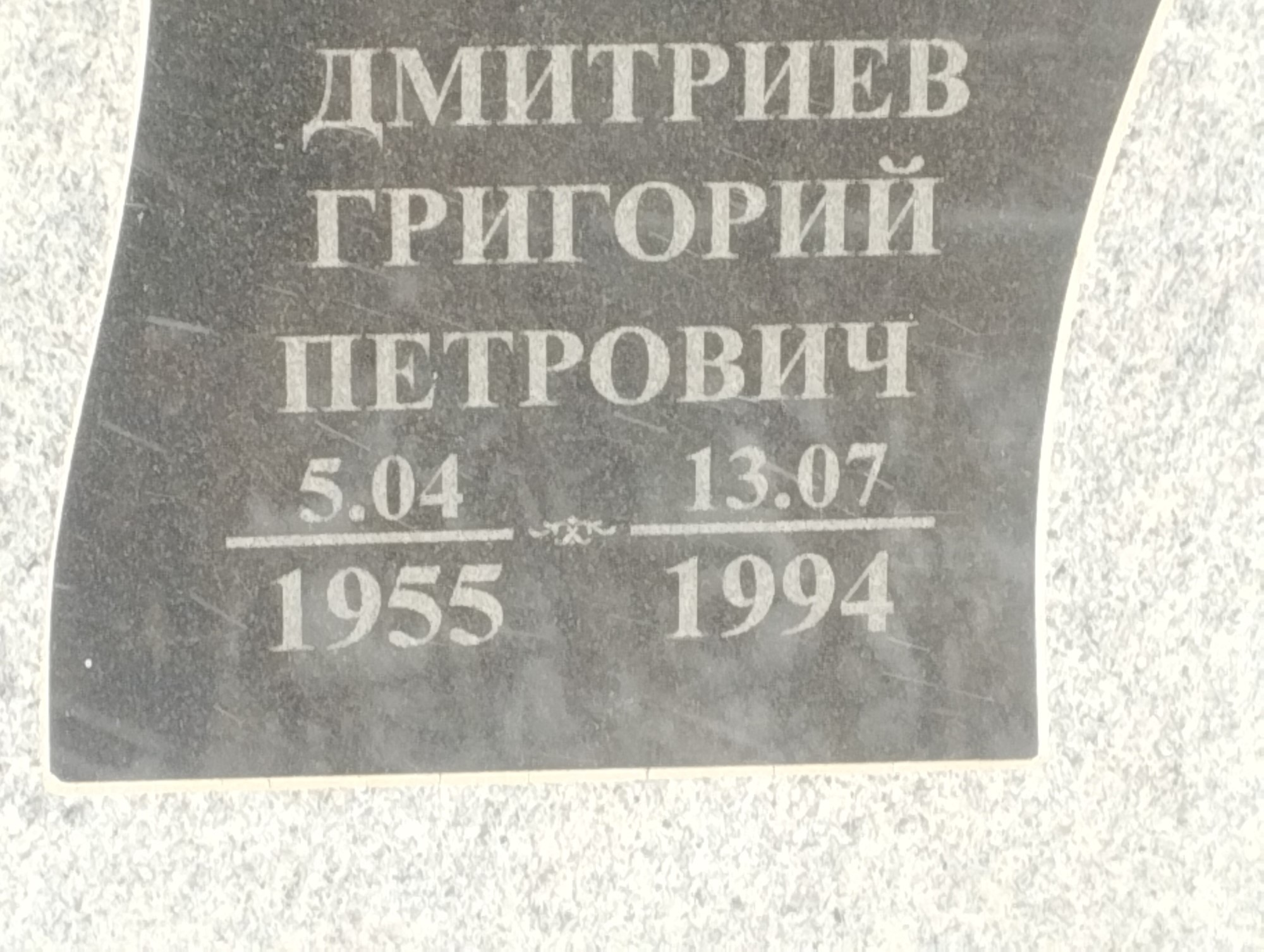 Дмитриев Григорий Петрович