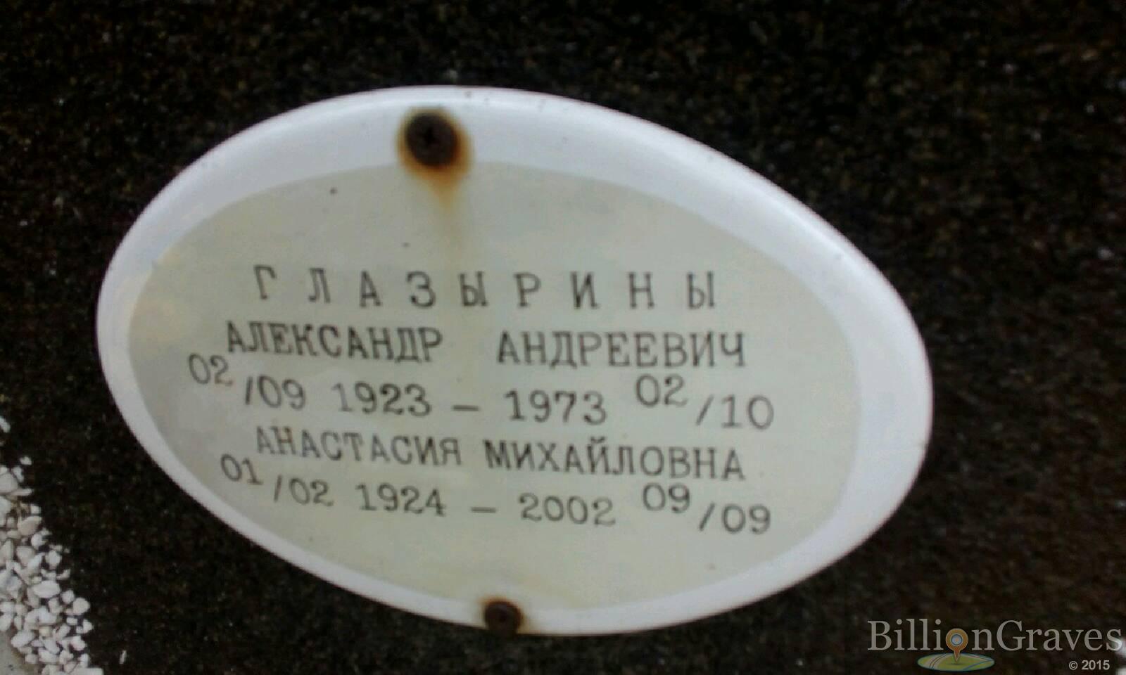 Глазырин Александр Андреевич