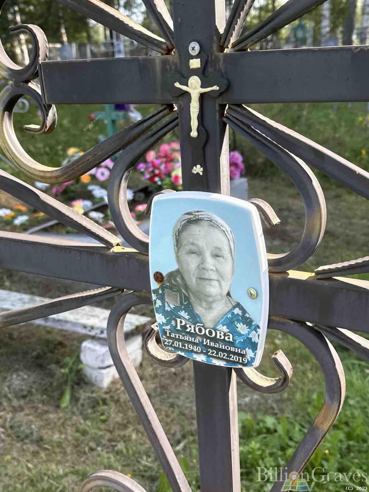 Рябова Татьяна Ивановна