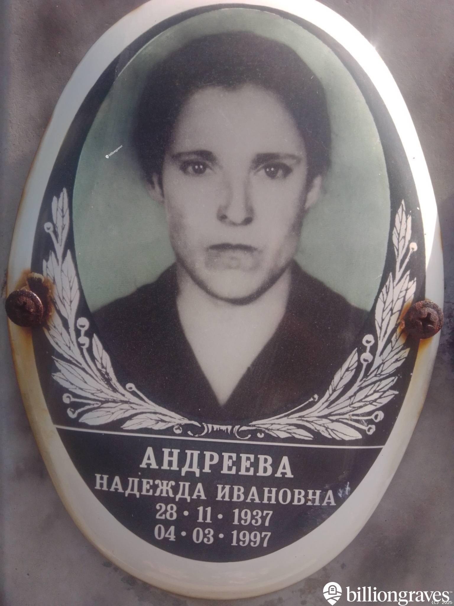 Андреева Надежда Ивановна