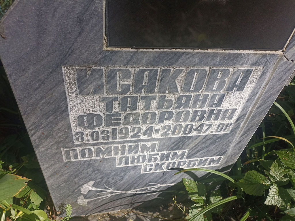 Исакова Татьяна Федоровна