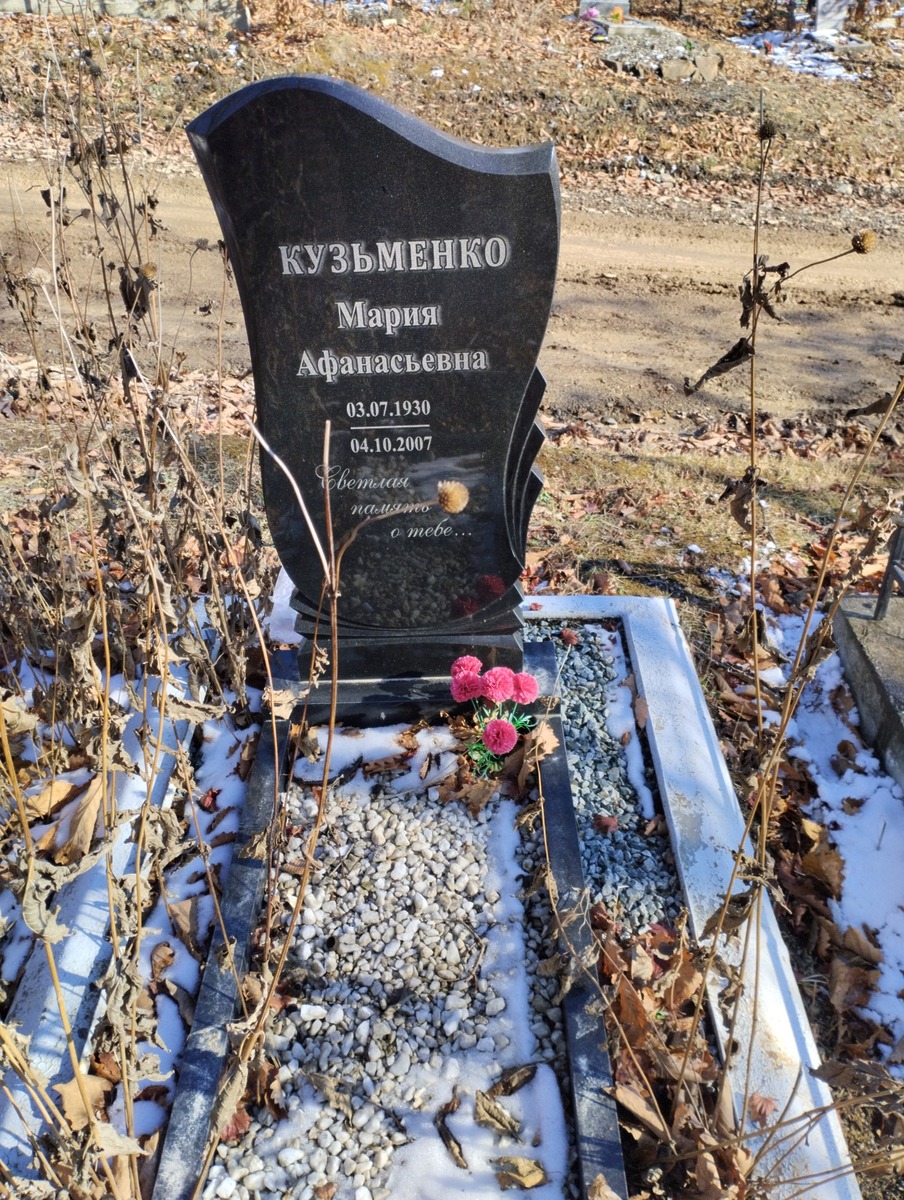 Кузьменко Мария Афанасьевна