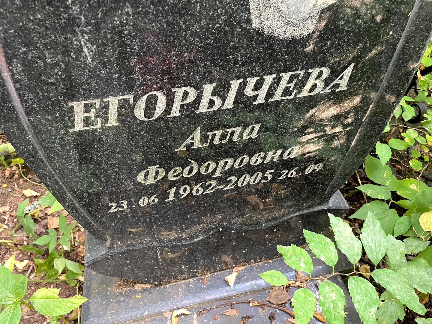 Алла Егорычева Федоровна