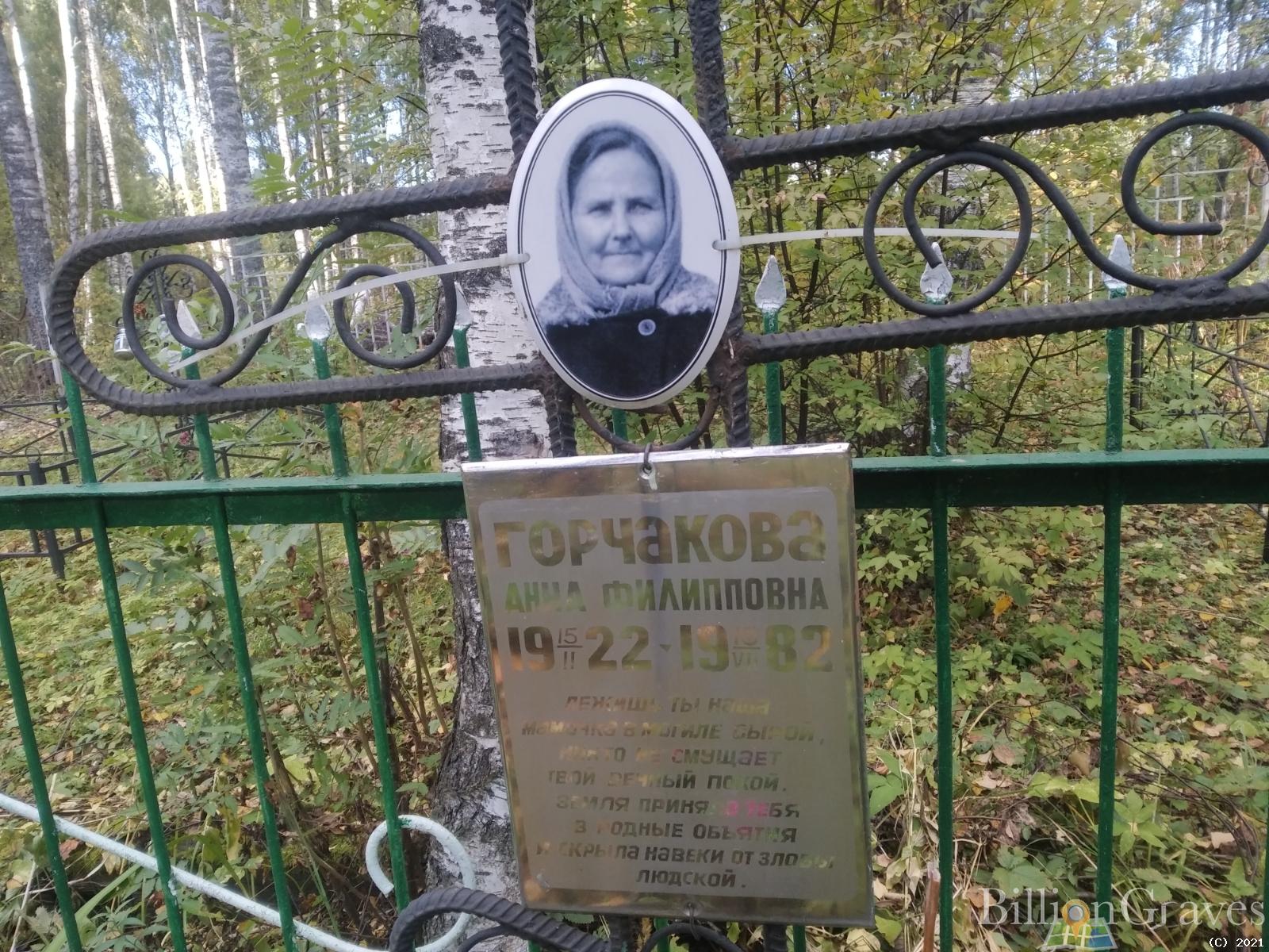 Горчакова Анна Филипповна