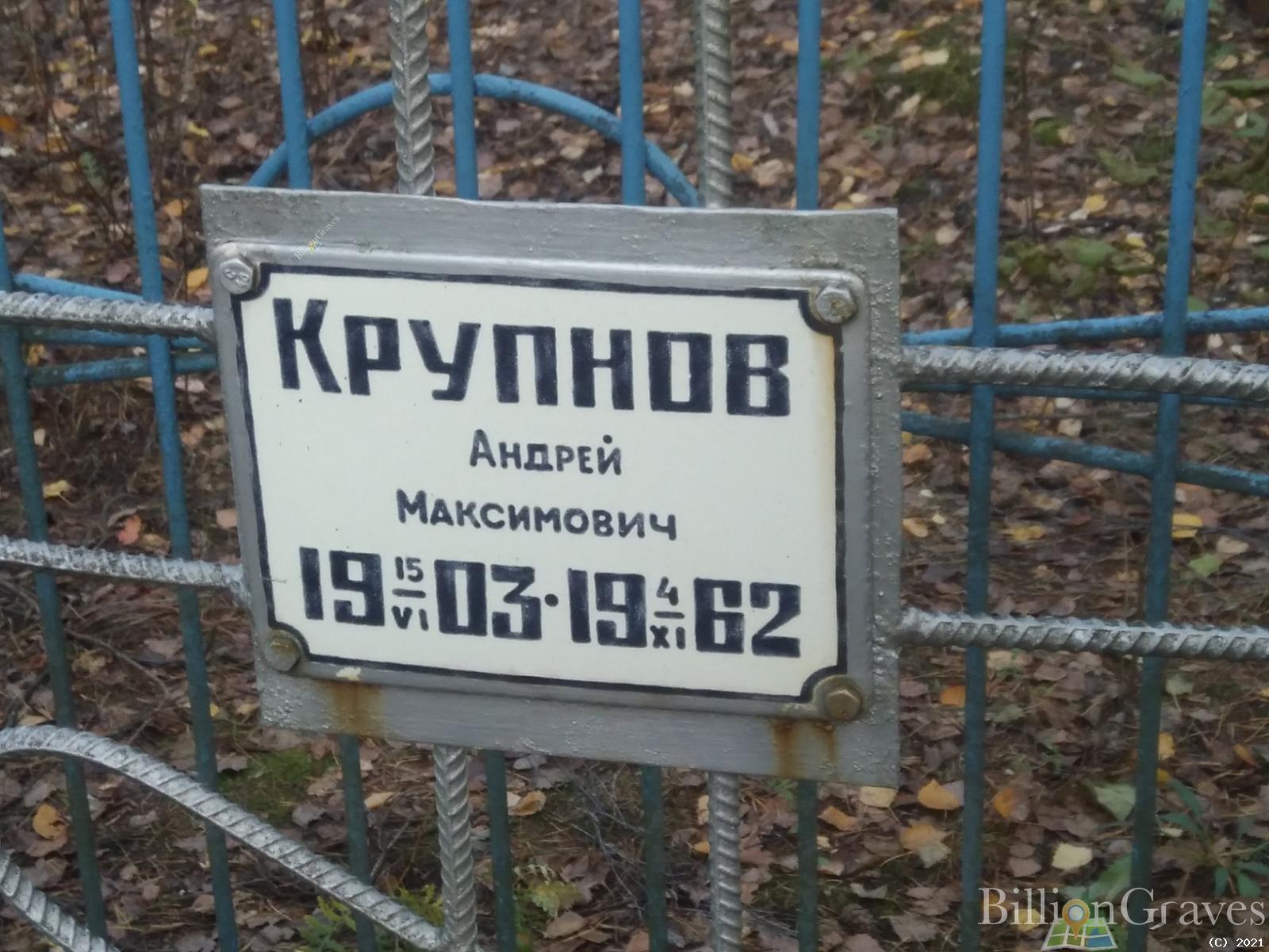 Крупнов Андрей Максимович