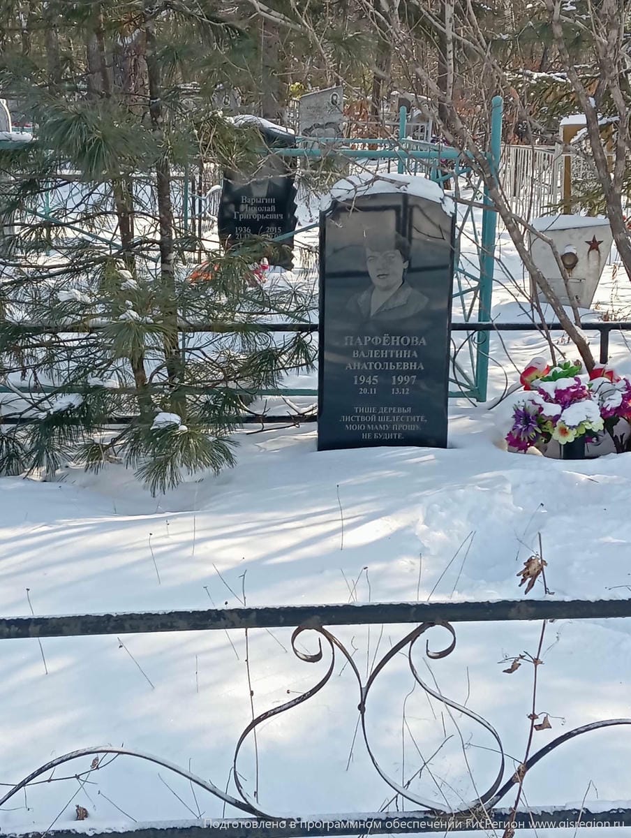 Парфёнова Валентина Анатольевна