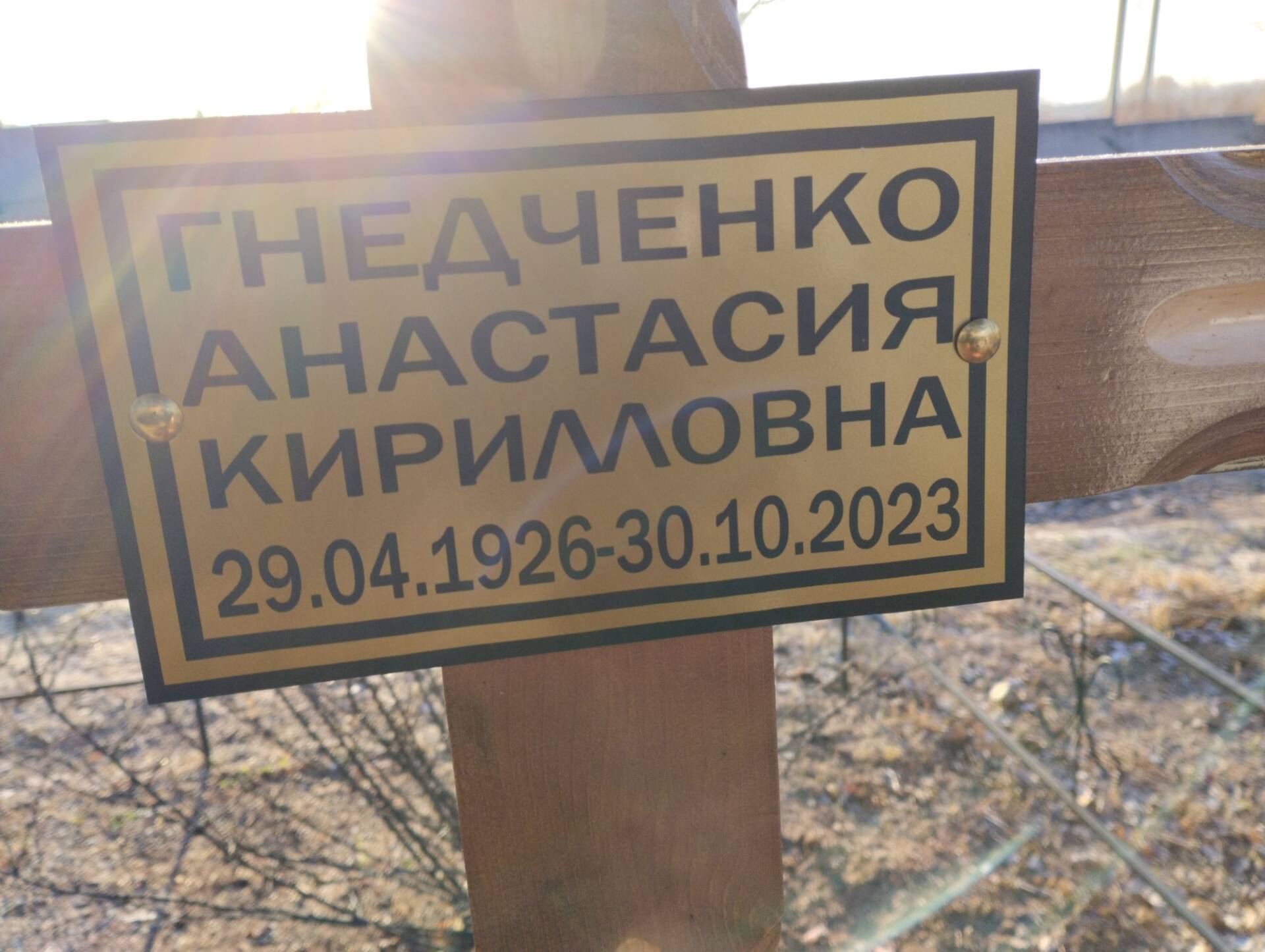 Гнедченко Анастасия Кирилловна