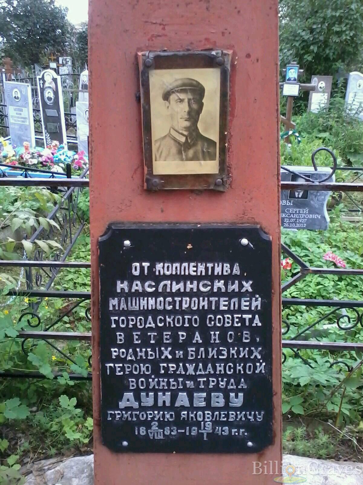 Дунаев Григорий Яковлевич