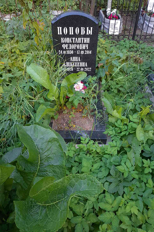 Попова Анна Алексеевна