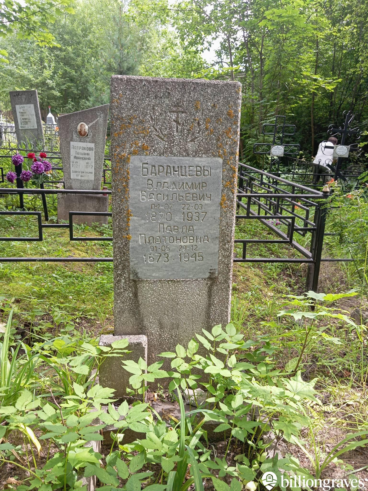 Баранцева Павла Платоновна