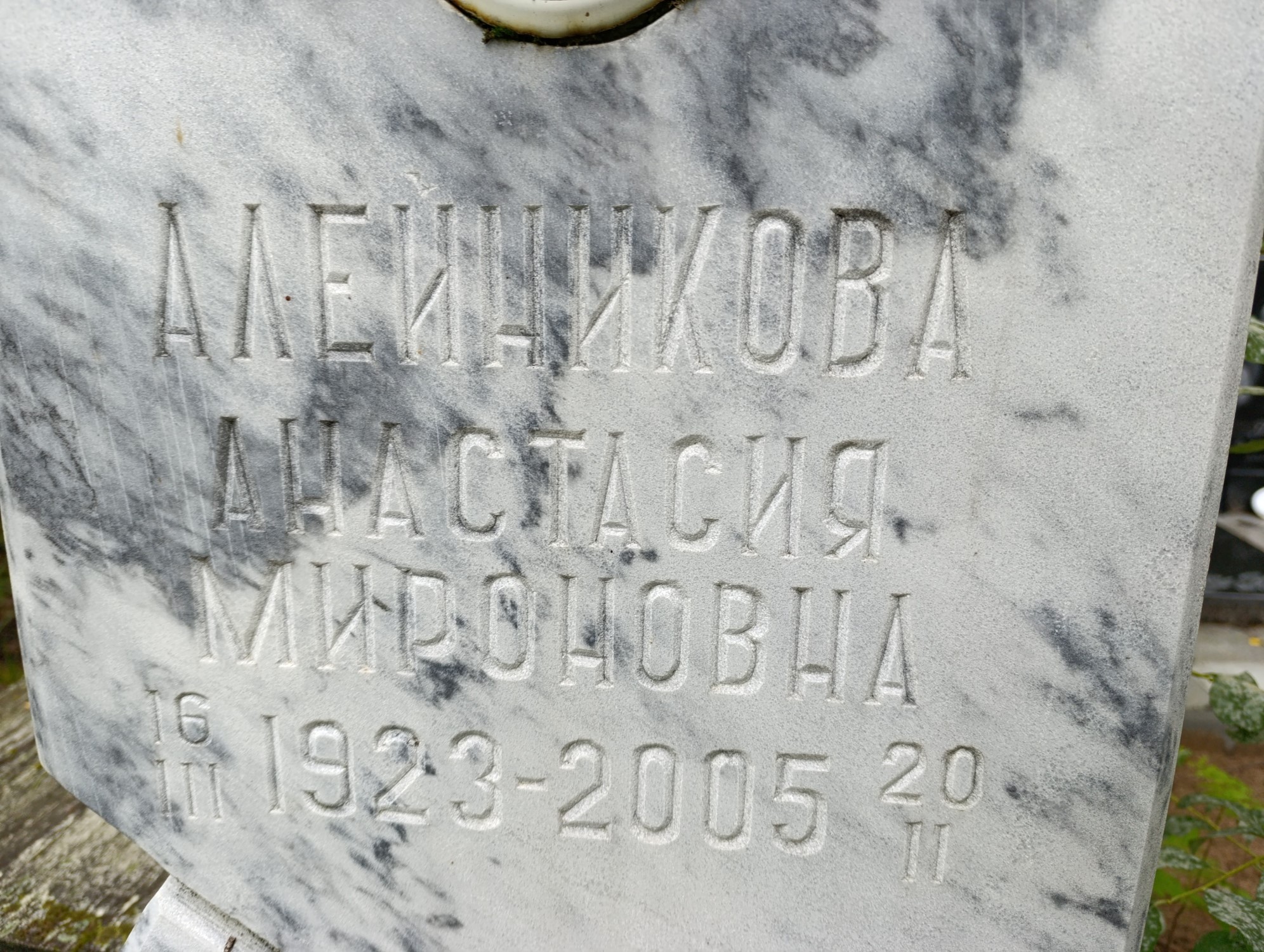 Алейникова Анастасия Мироновна