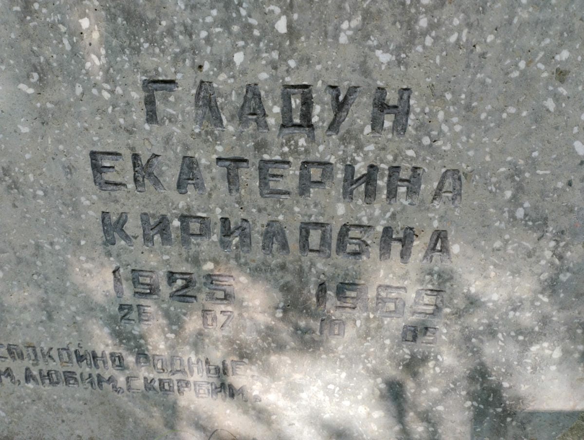 Гладун Екатерина Кириловна