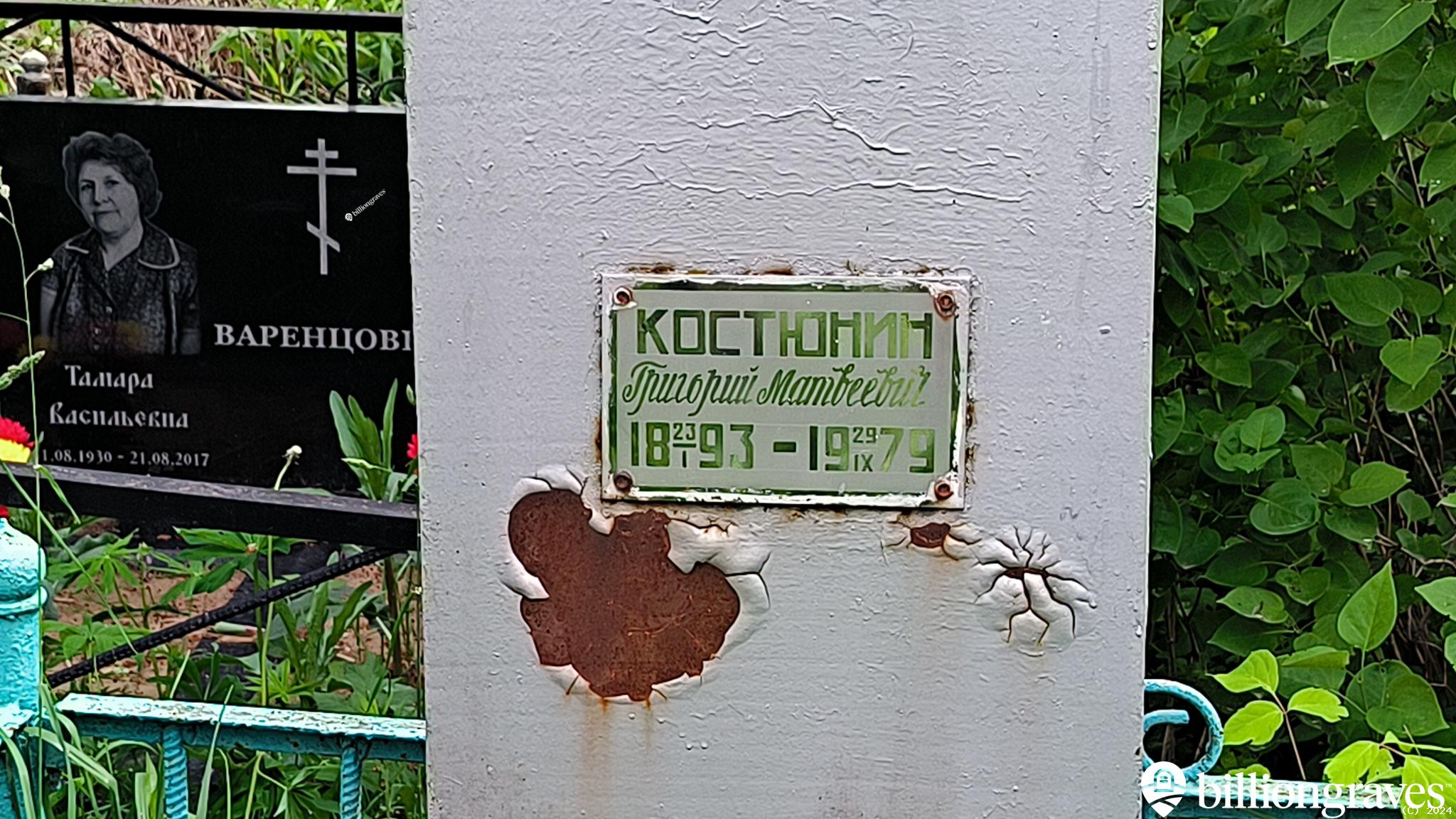 Костюнин Григорий Матвеевич