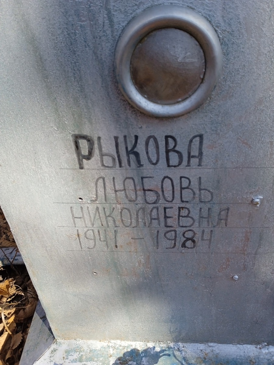 Рыкова Любовь Николаевна