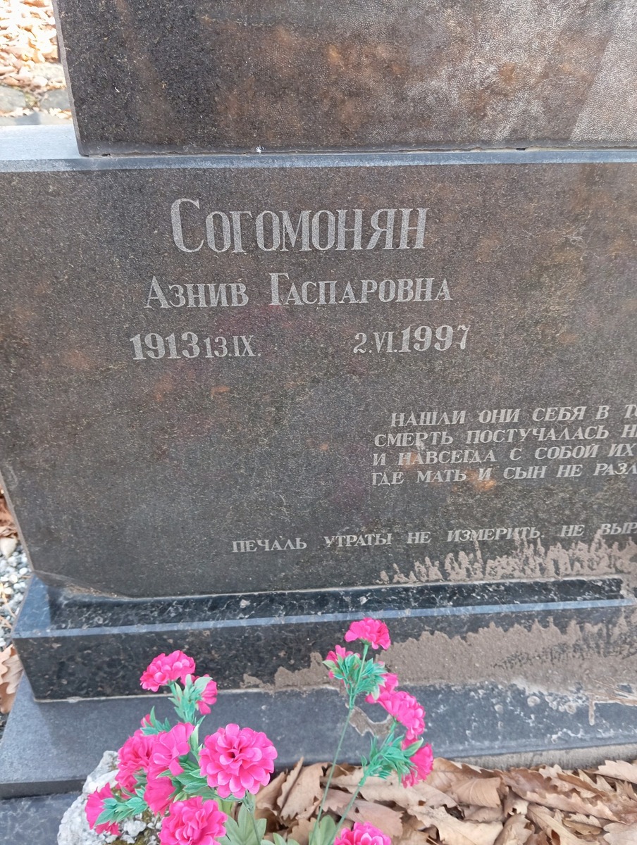 Согомонян Азнив Гаспаровна
