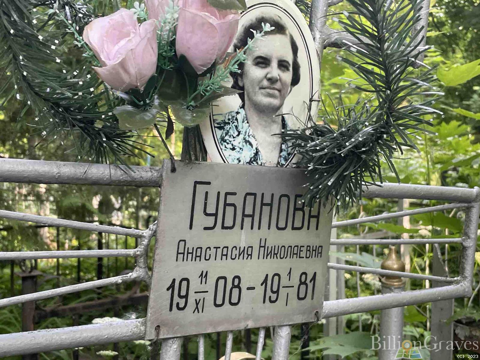 Губанова Анастасия Николаевна