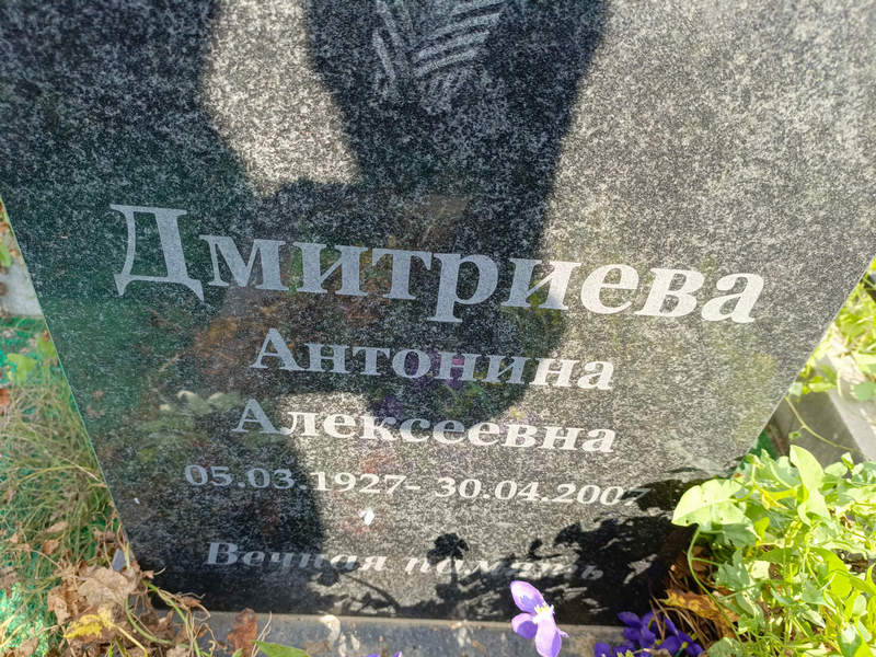 Дмитриева Антонина Алексеевна