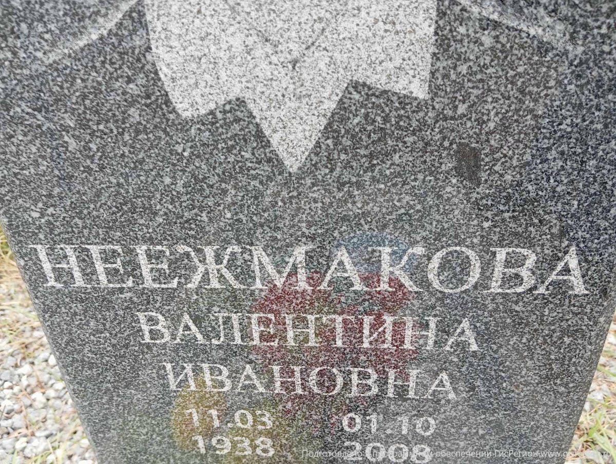 Неежмакова Валентина Ивановна