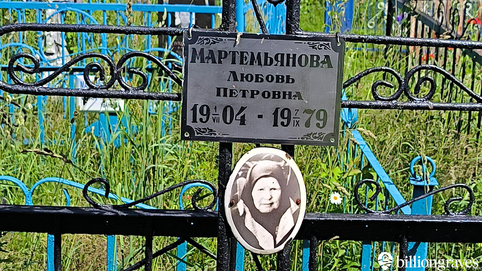 Мартемьянова Любовь Петровна
