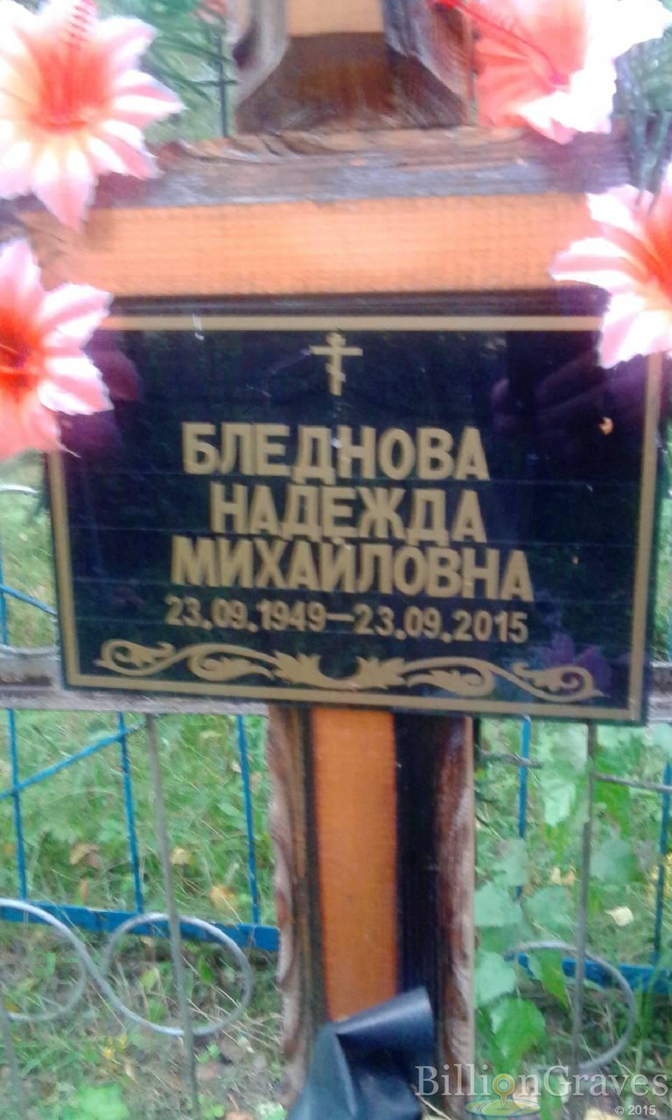 Бледнова Надежда Михайловна