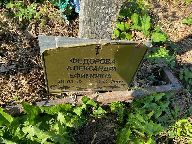 Федорова Александра Ефимовна