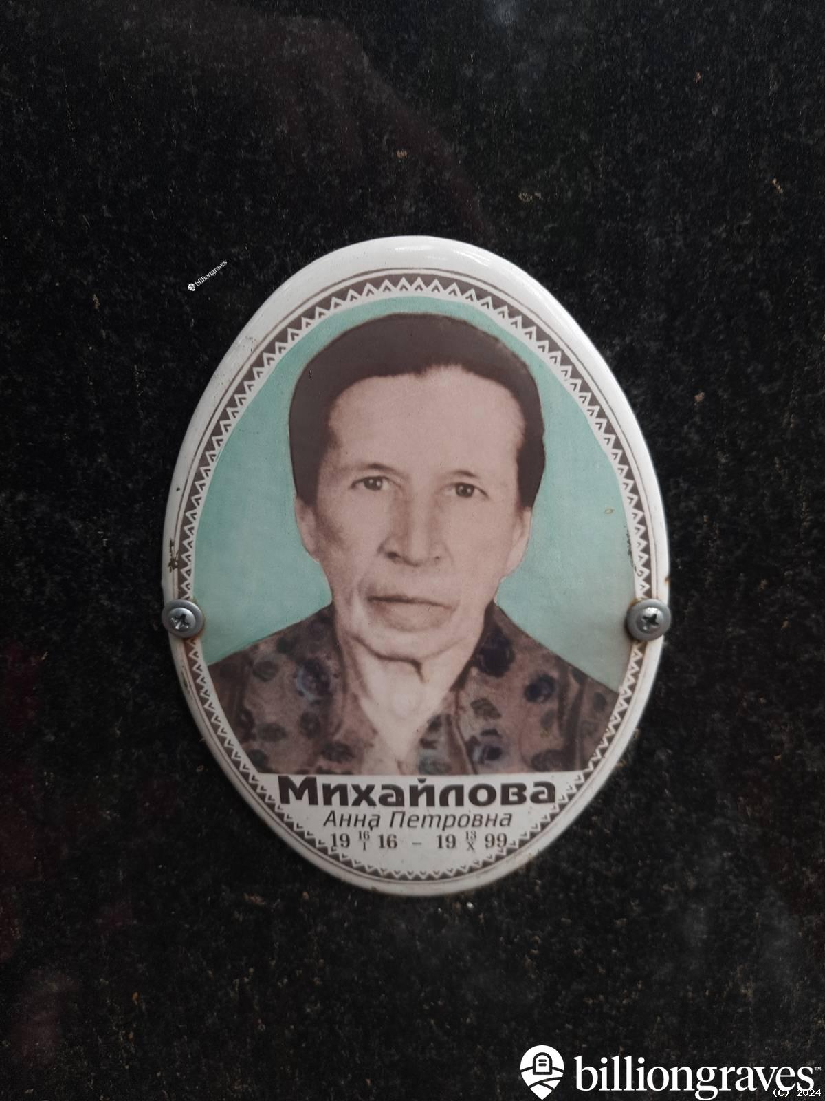 Михайлова Анна Петровна