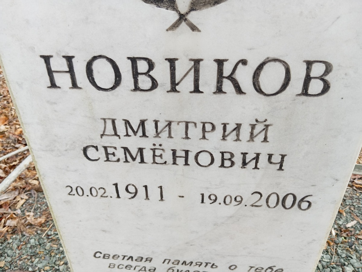 Новиков Дмитрий Семенович
