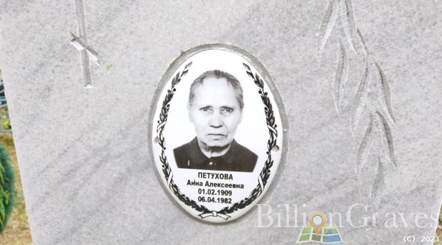 Петухова Анна Алексеевна