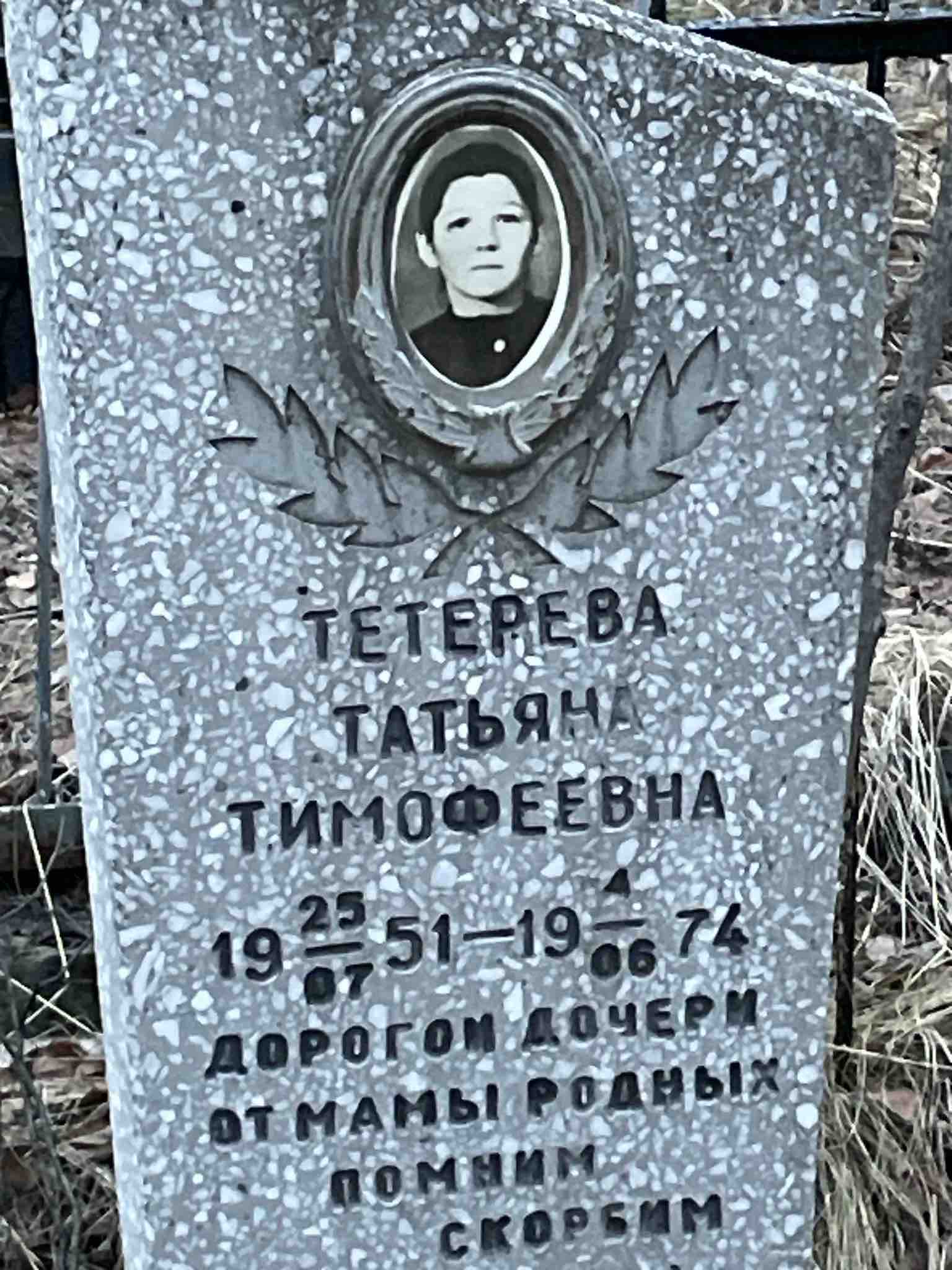 Тетерева Татьяна Тимофеевна