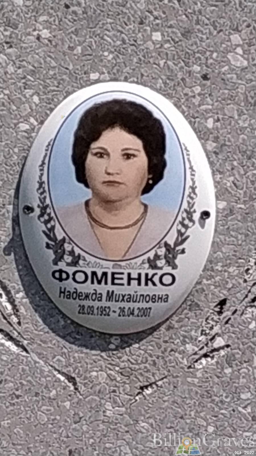 Фоменко Надежда Михайловна