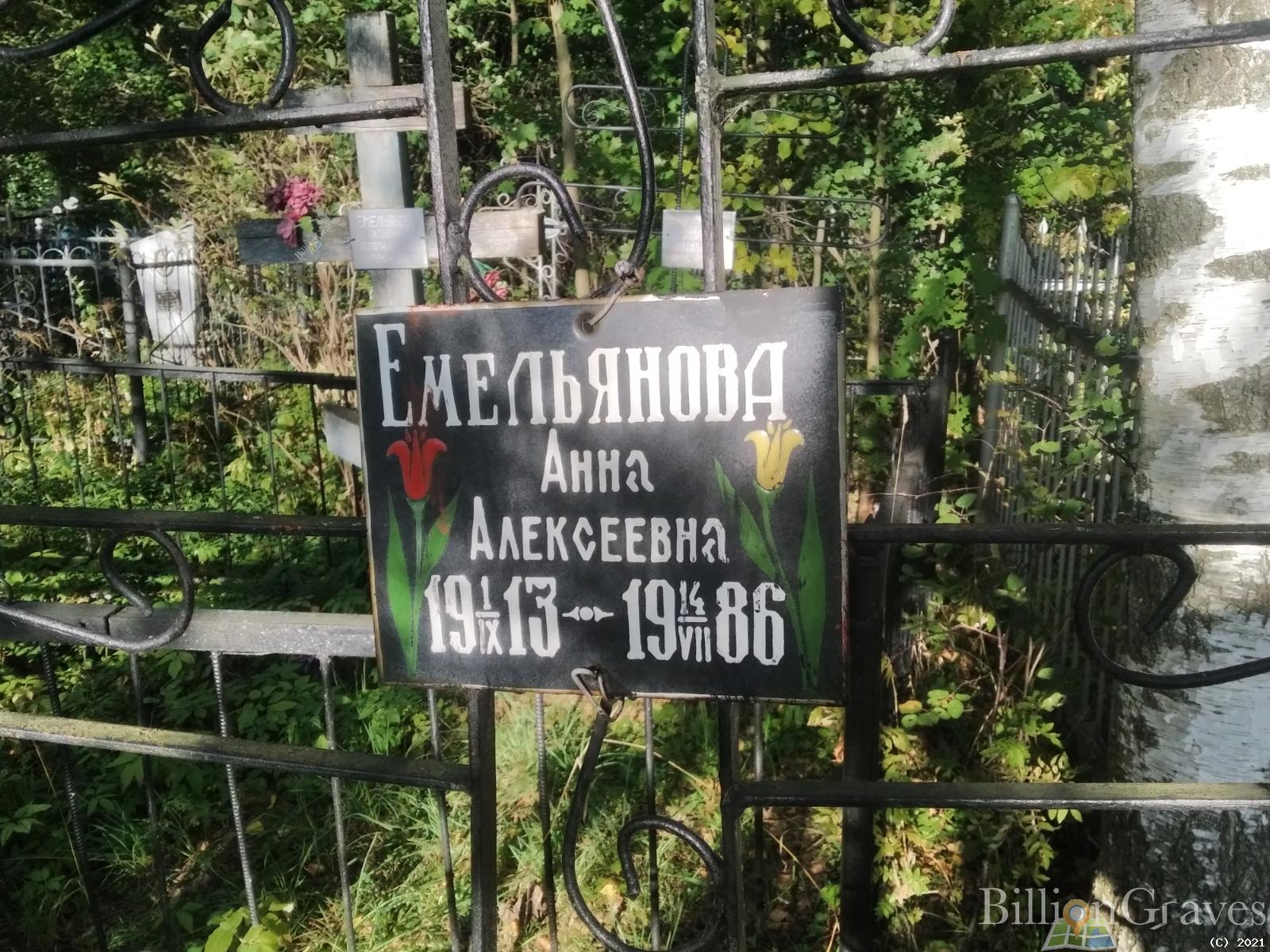 Емельянова Анна Алексеевна