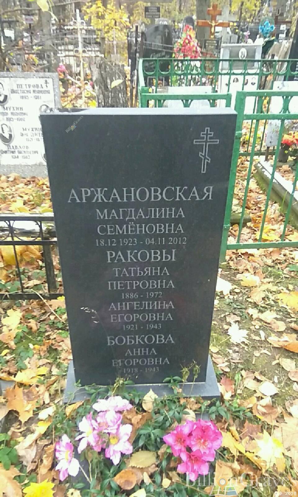 Аржановская Магдалина Семеновна