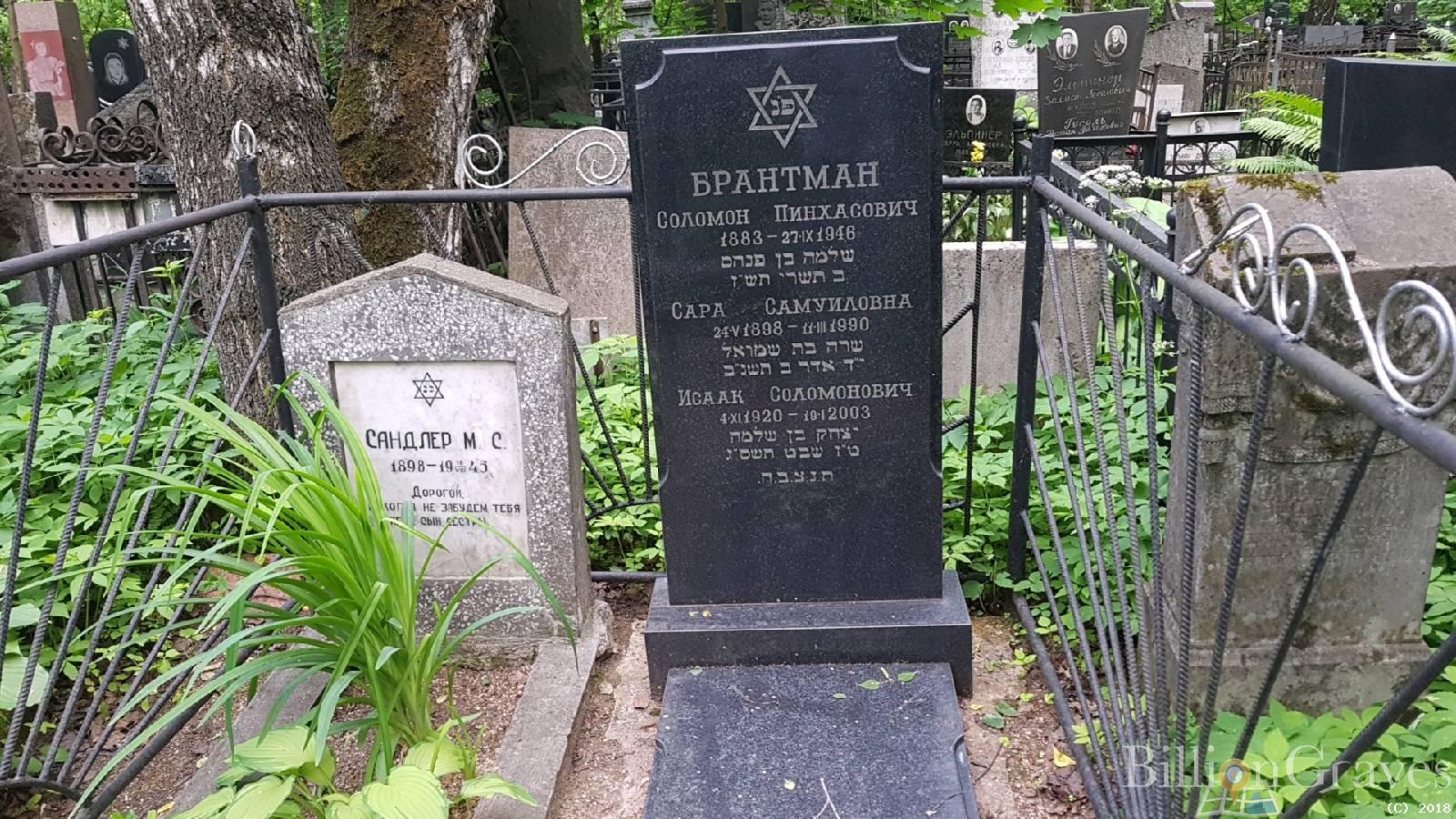 Брантман Исаак Соломонович