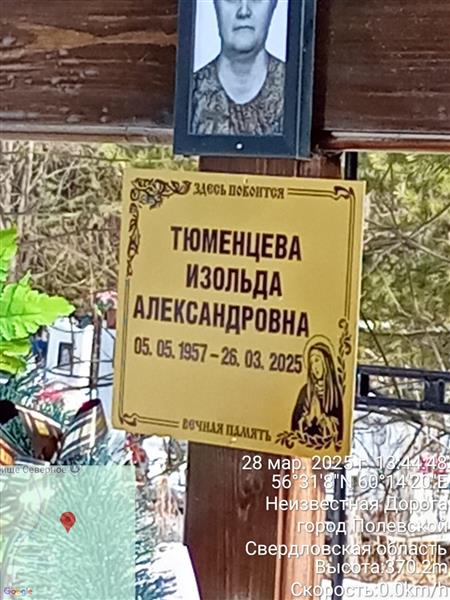 Тюменцева Изольда Александровна