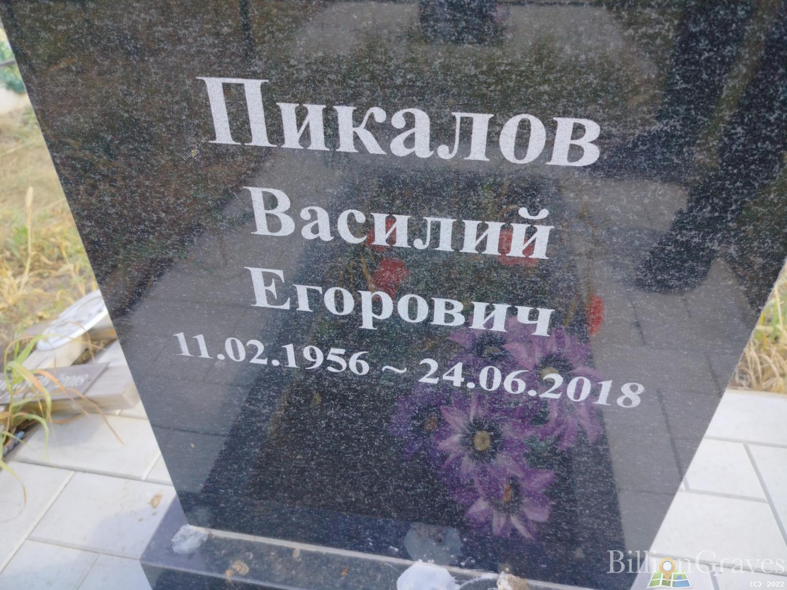 Пикалов Василий Егорович
