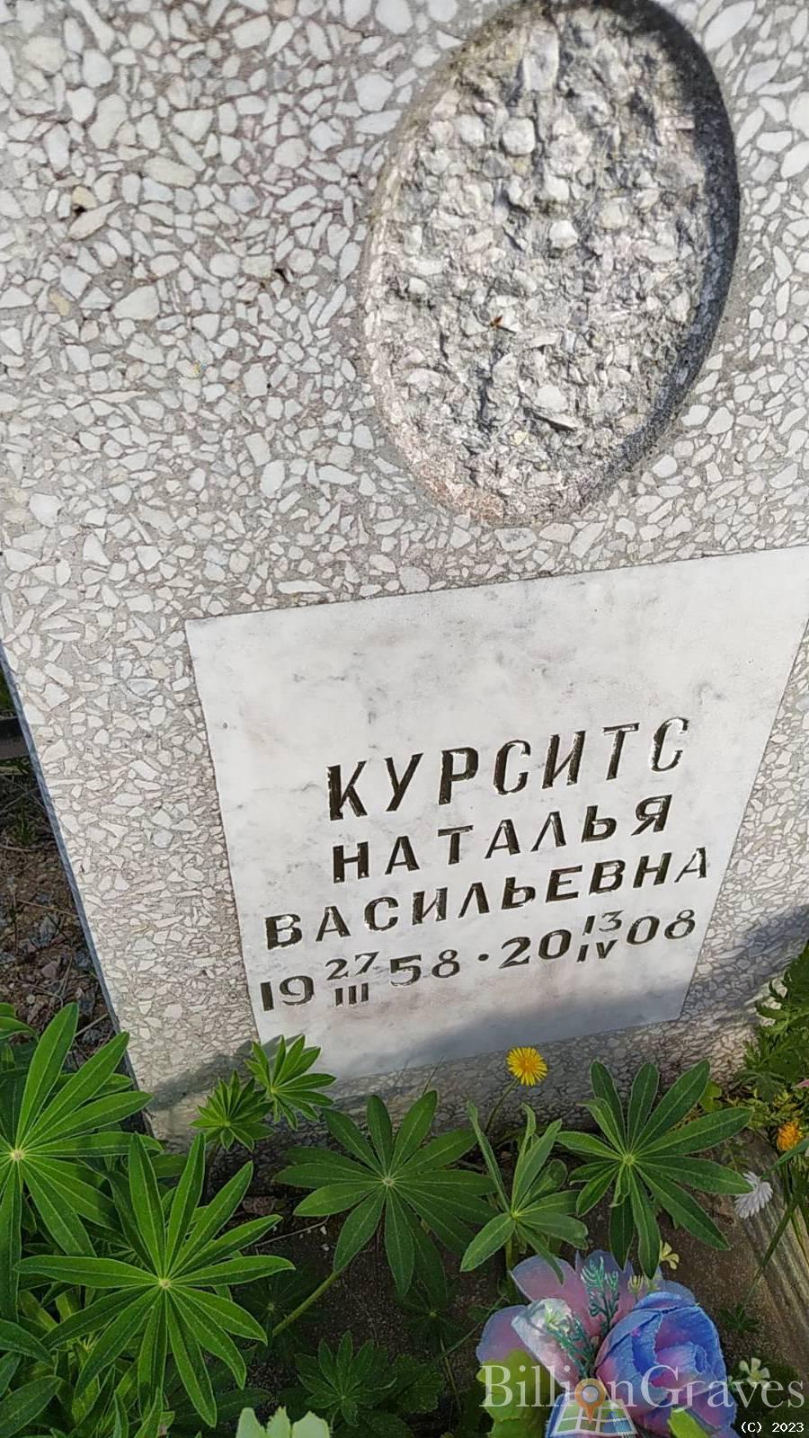Курситс Наталья Васильевна