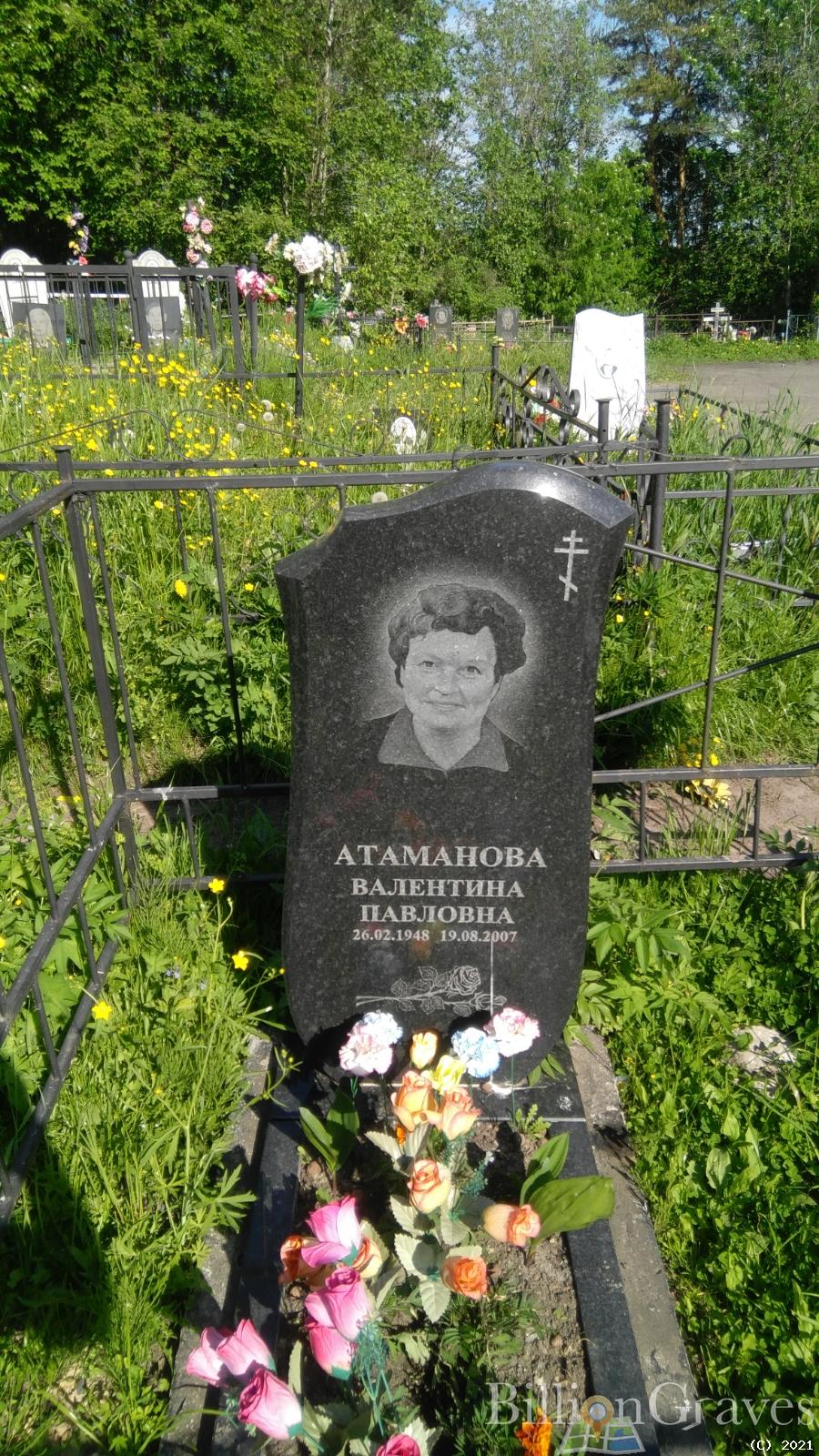 Атаманова Валентина Павловна