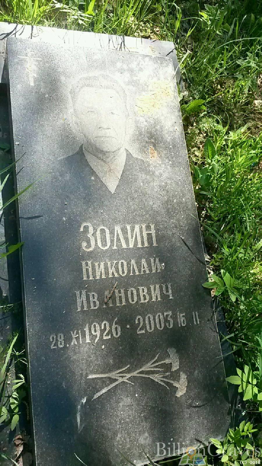 золин николай иванович