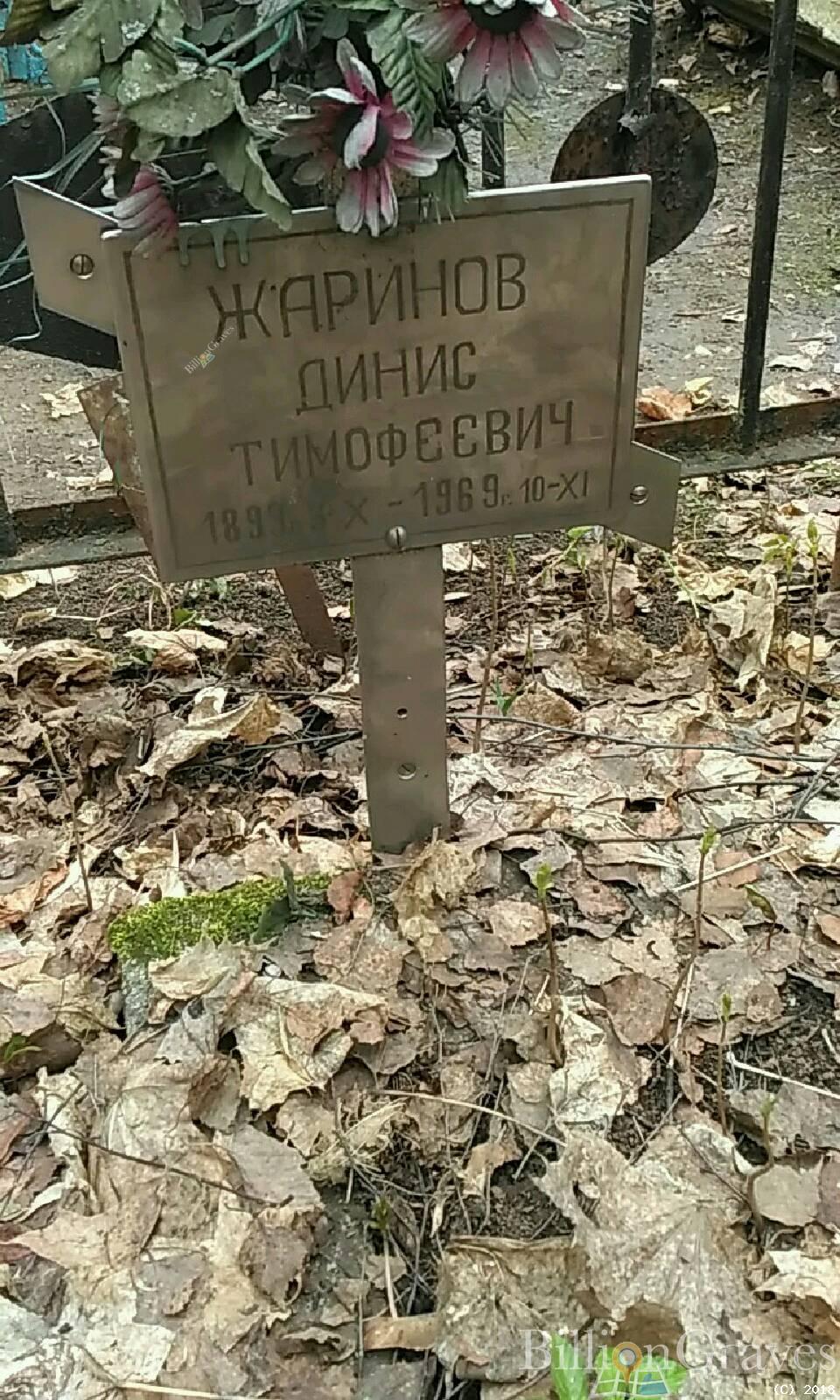 Жаринов Динис Тимофеевич