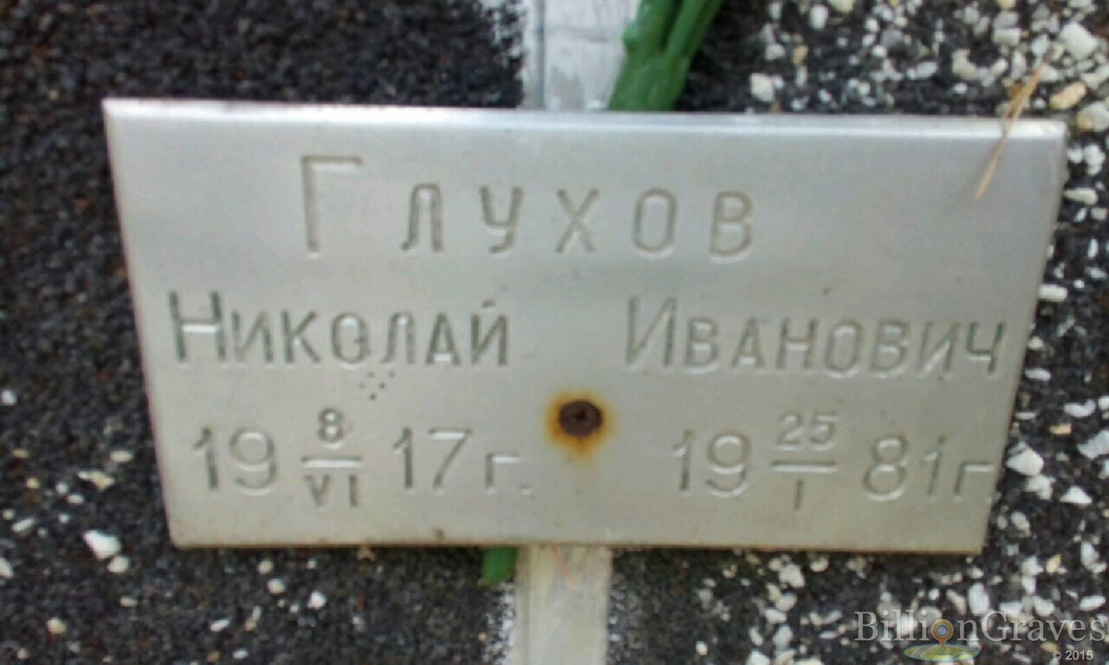 Глухов Николай Иванович