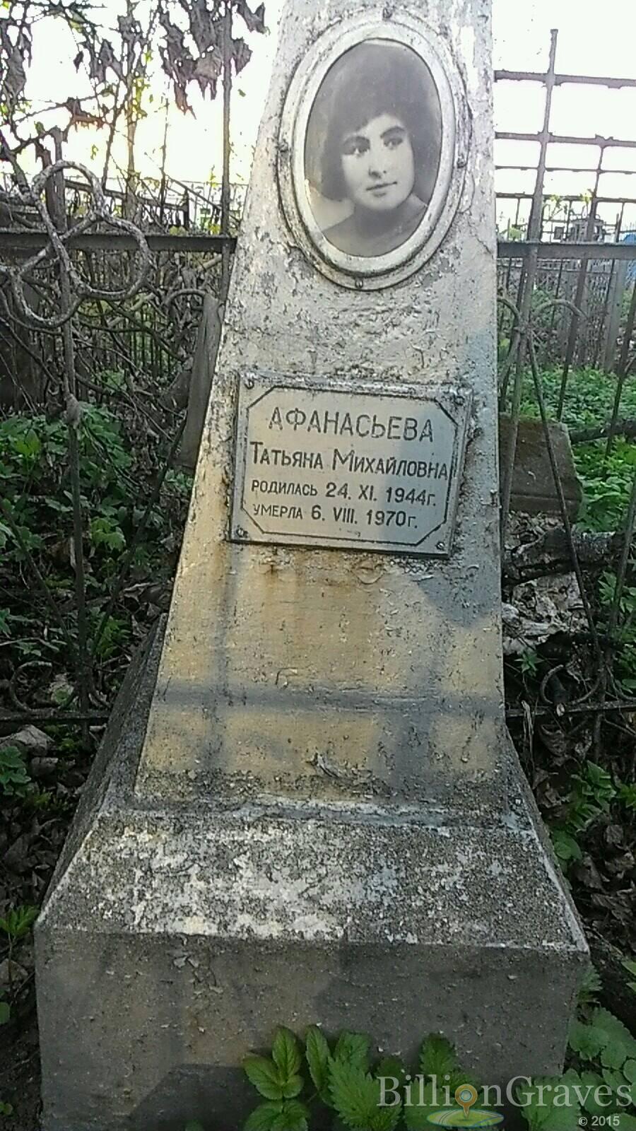 Афанасьева Татьяна Михайловна