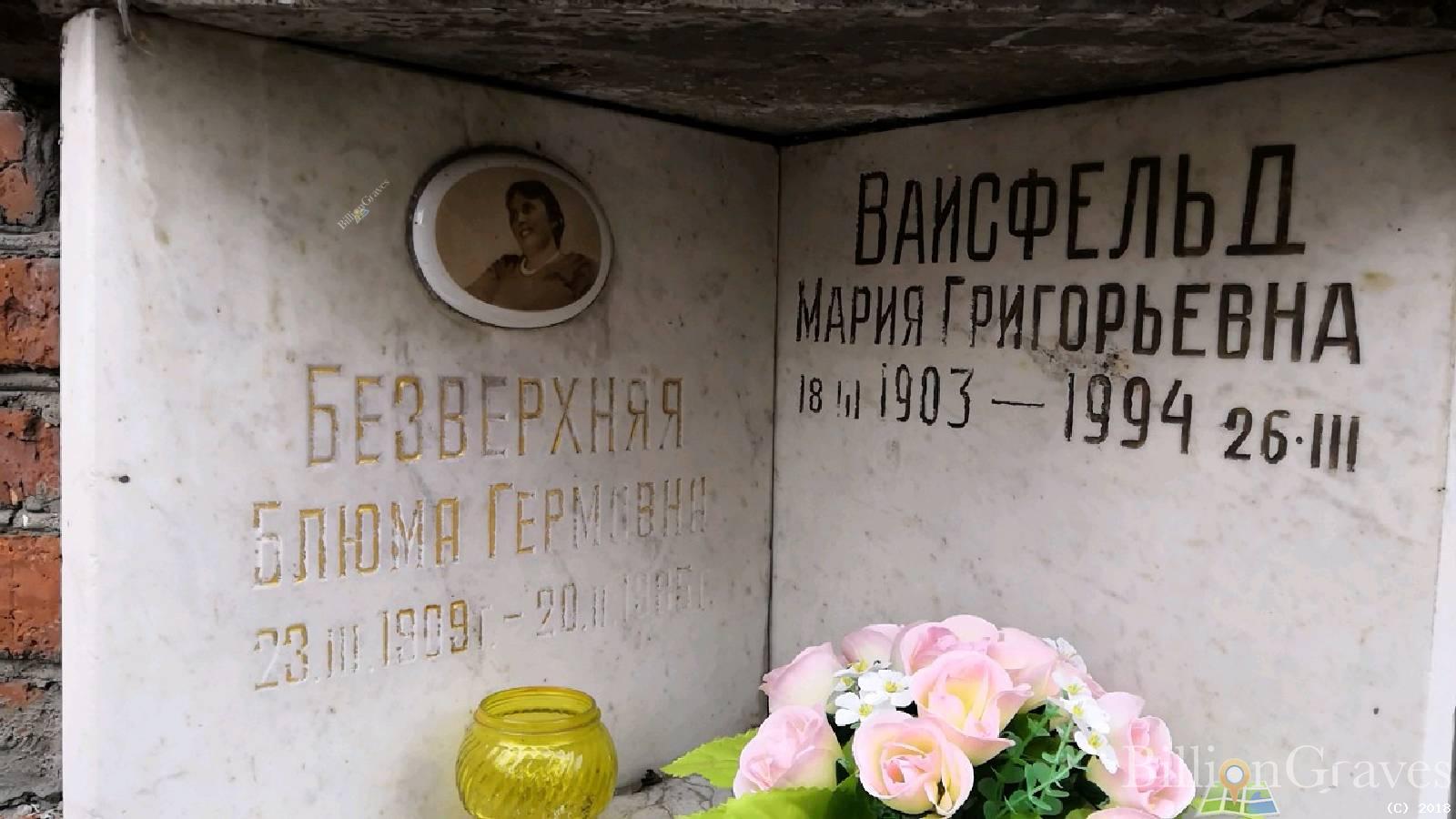 Безверхняя Блюма Гермовна