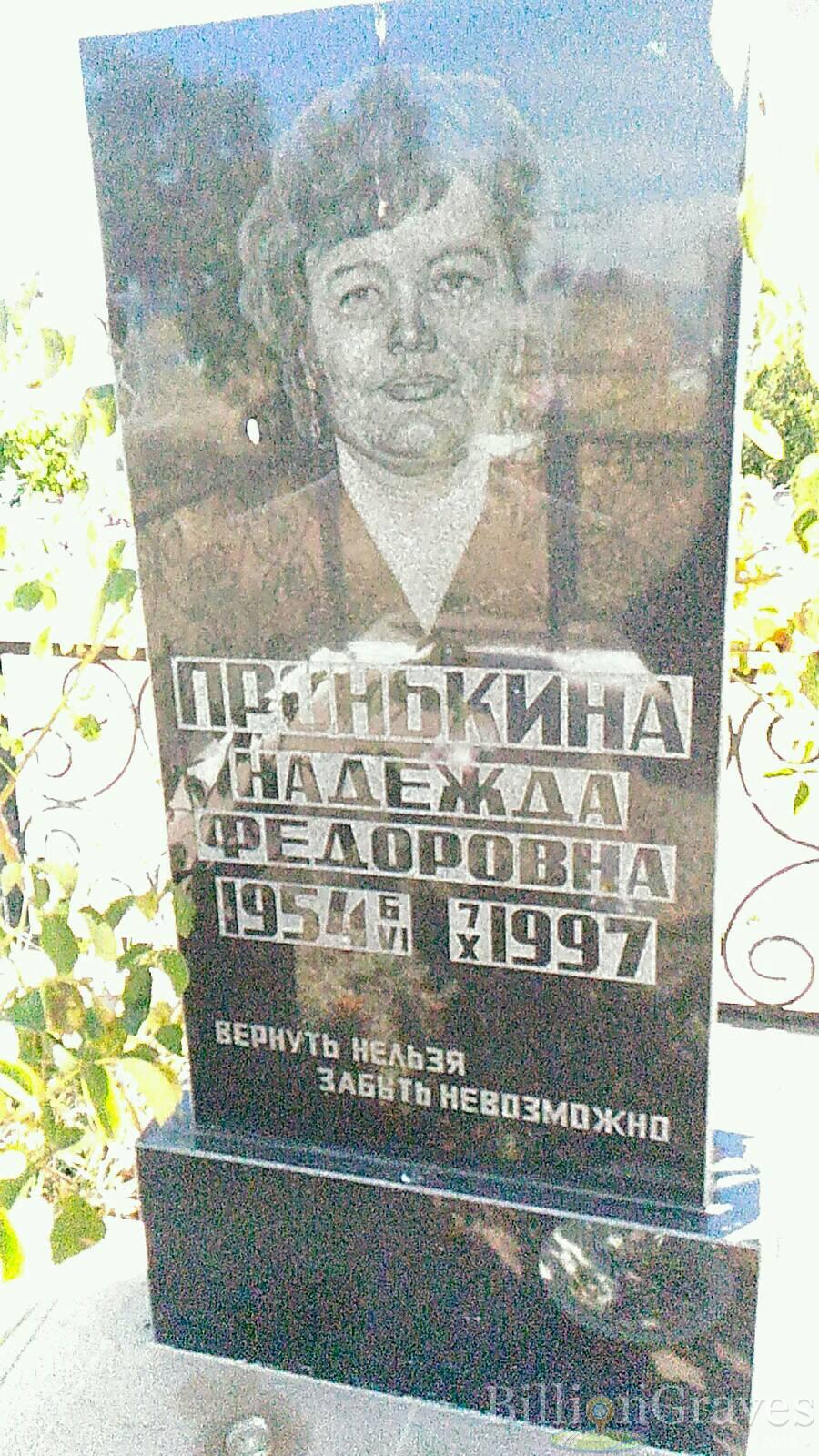 Пронькина Надежда Федоровна
